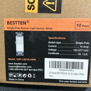 Beaten rocker light switch